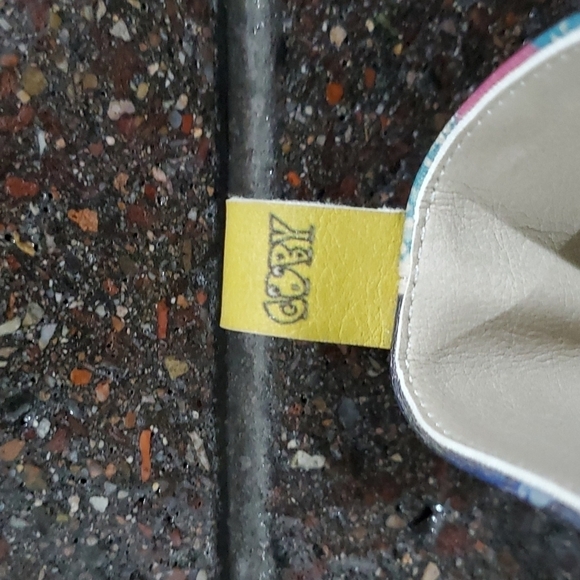 WOMENS GOBY COMBAT LONG BOOTS WITH COLORFUL PRINT SIZE 41 ART DECO  LOUD - Picture 6 of 9